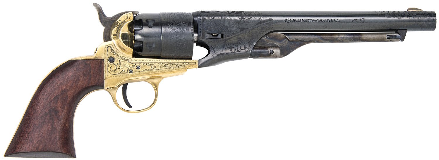 Traditions FR186012 1860 Army Break Open 44 Cal #11 Percussion 8" 6 Shot... - Traditions Performance Firearms - 44 Black Powder
