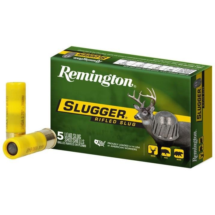Remington 20616 20 Gauge 2.75 in Rifled Slug 1580 fps 5 Rounds