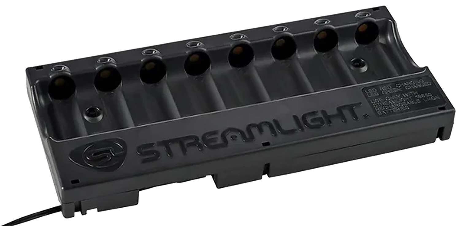 Streamlight 20234 8-Unit Bank Charger Black SL-59/CR123A 100V/120V AC