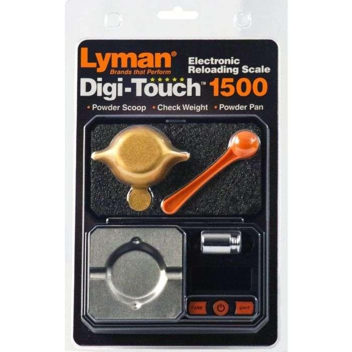 Lyman 7750730 Digi-Touch 1500 Scale, 1500 Grains, Rechargeable Battery - Lyman