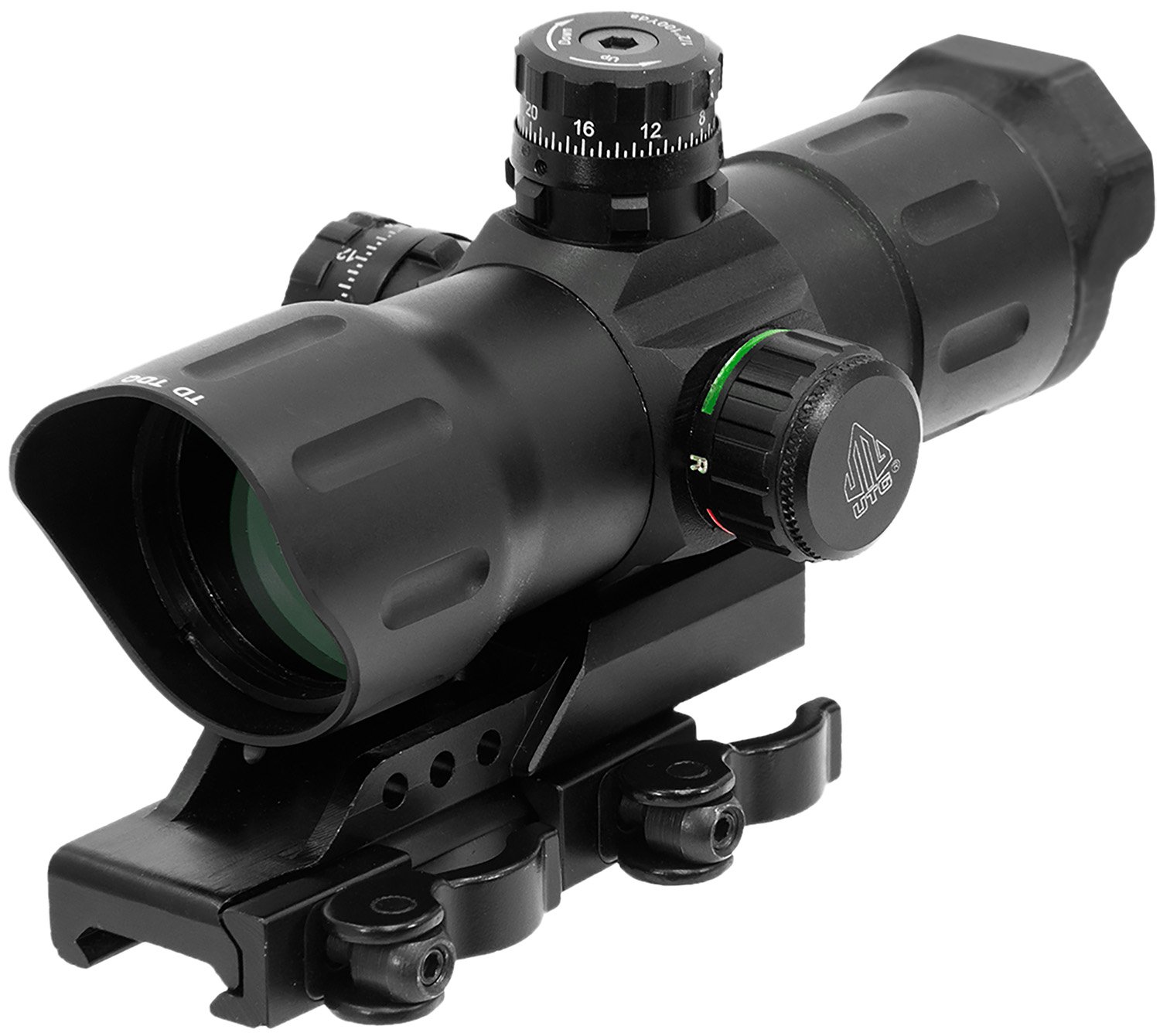 UTG SCP-TDTDQ ITA 6" Red/Green T-Dot Sight, 1x, 85ft@100yds, 13.1oz