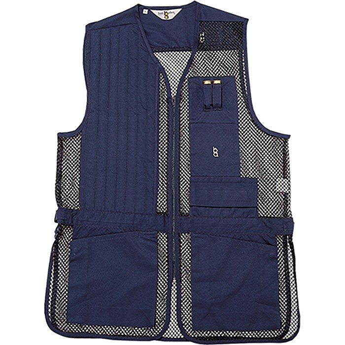 BOB ALLEN FULL MESH SHOOTING VEST NAVY RH S