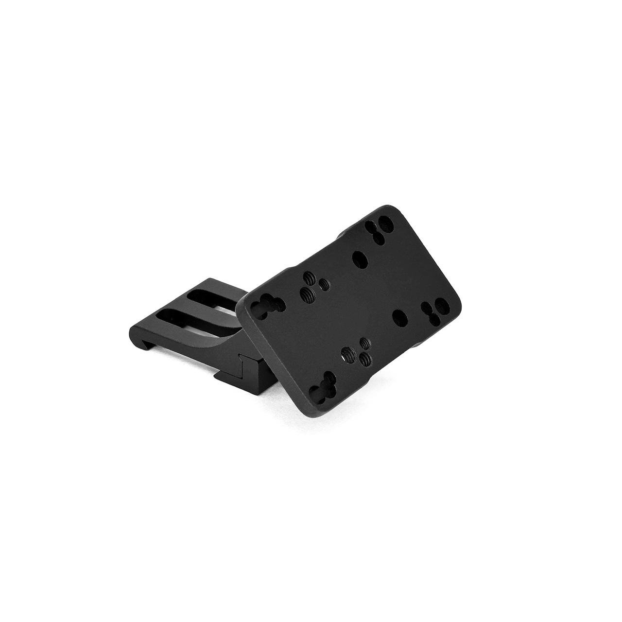 Warne 6110MR Red-Dot Riser 45 deg Offset Reflex Black Anodized Aluminum - Warne - RED DOT RISER