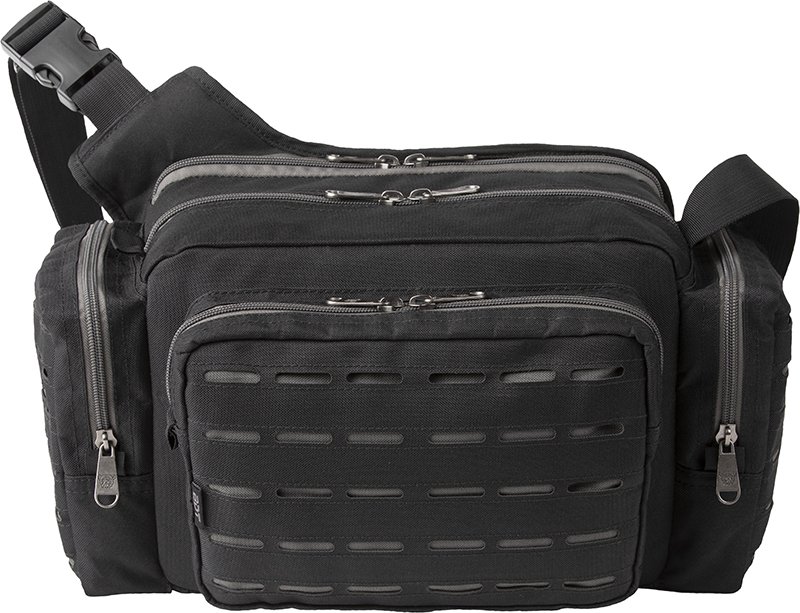 Bulldog BDT404B Tactical AR Magazine Bag Black with MOLLE and Holster