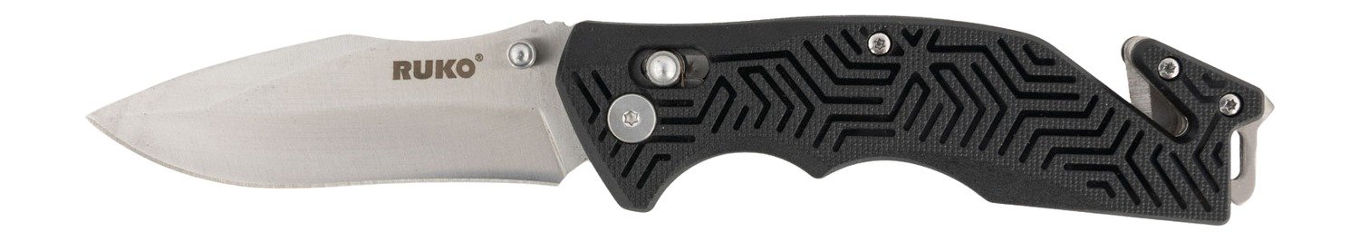 Buy RUKO RUK0188BK 3.5 Inch Black Rescue Folding Knife online