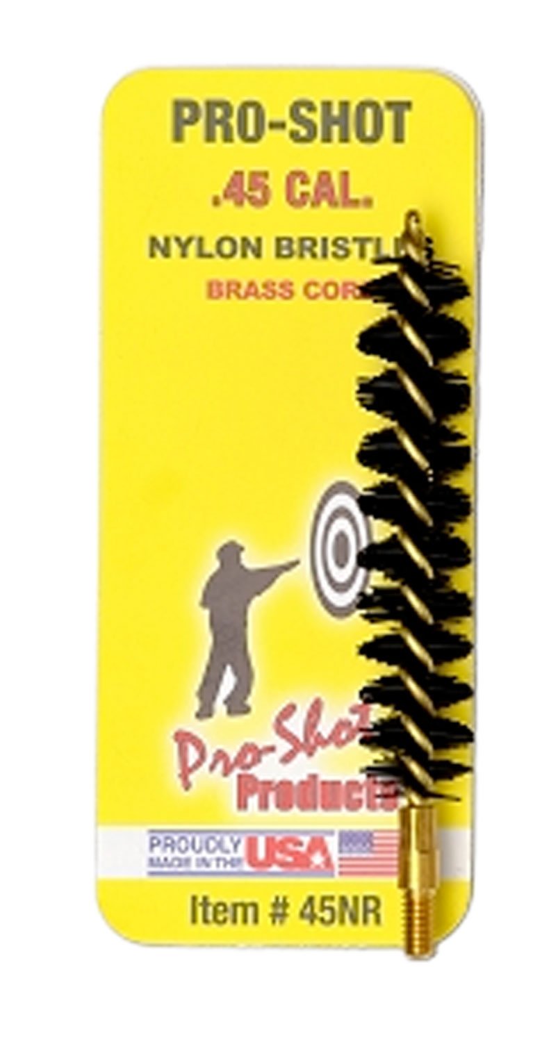 Pro-Shot Nylon Rifle Bore Brush With Brass Core .4 - Pro-Shot Products - .45 CAL