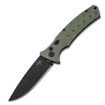 Boker 06EX901 Large Strike Automatic Knife, D2 Steel, Green Handle - Boker