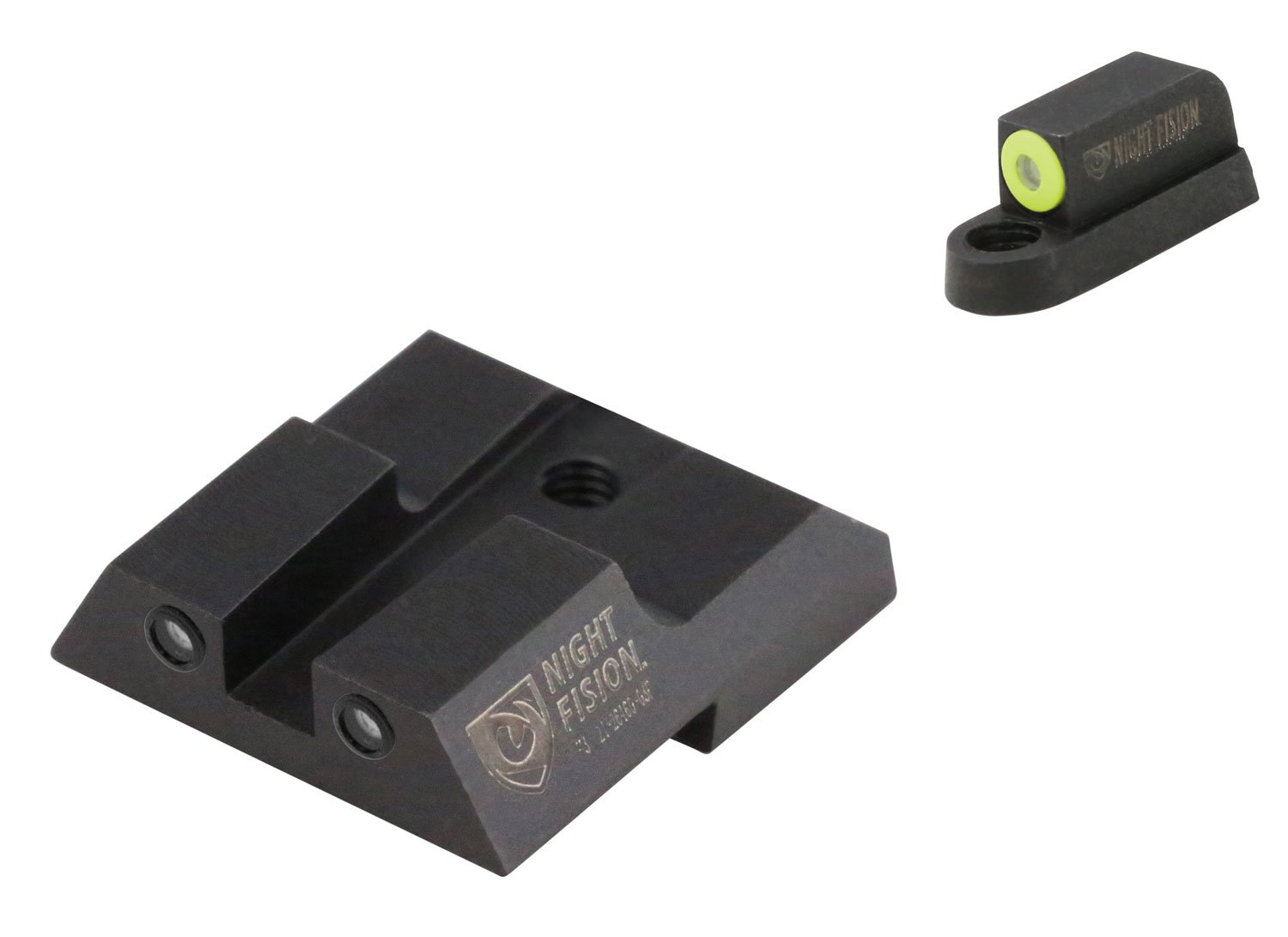 Night Fision CZU076003YGZG Tritium Night Sights CZ P-07/P-09 Green/Yellow - Nightforce Optics - STEEL