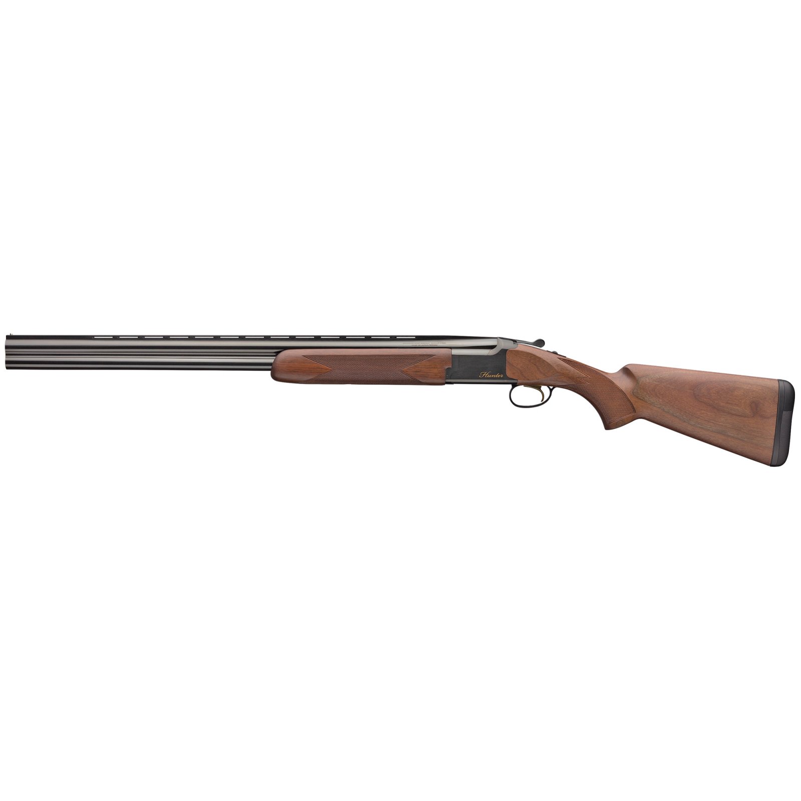 Browning Citori Hunter 20 Gauge 26" Barrel 3" 2rd Shotgun - Blued Barrels & Receiver with Gold Enhancement - Satin American Black Walnut Stock