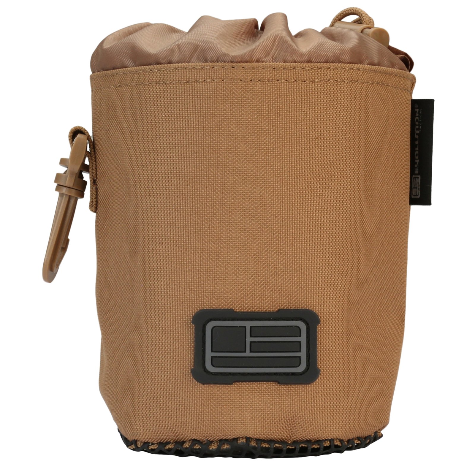 Evolution Outdoor Tactical Brass Bag Polyester Rubber Mesh Bottom Cinch