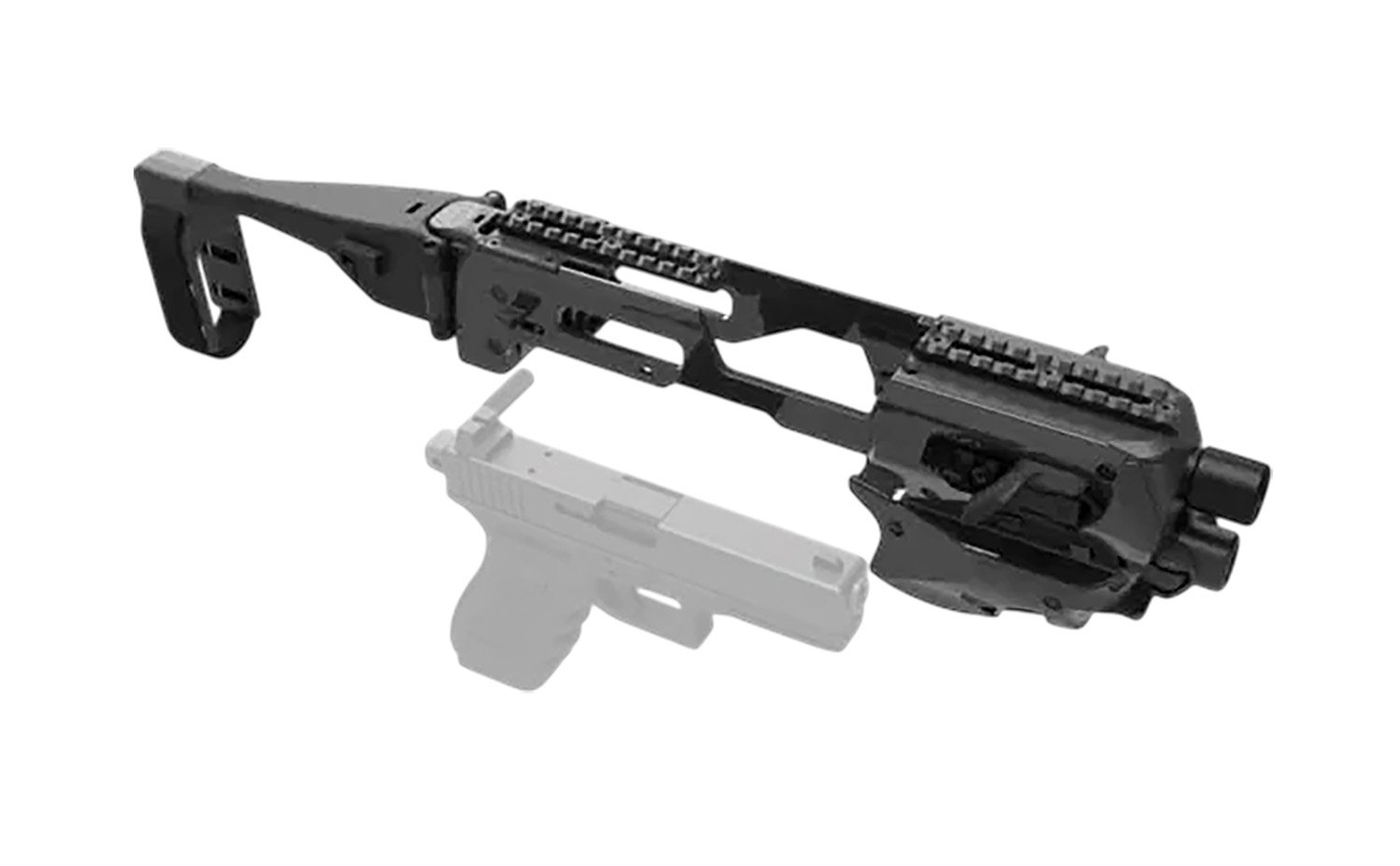 CAA MCKGEN3 Micro Conversion Kit for Glock 9/40 with Brace, Black