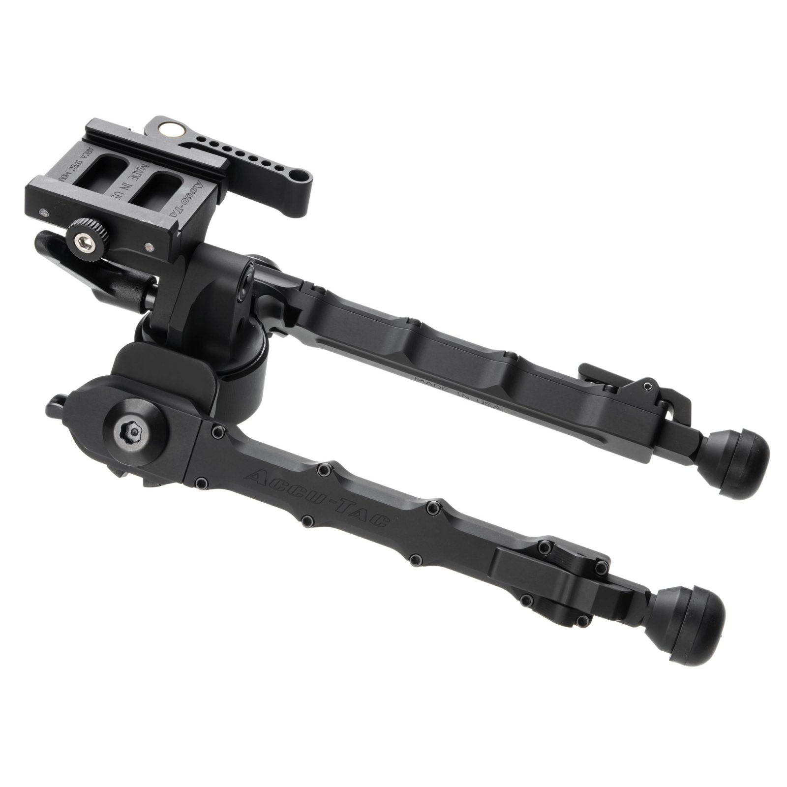 ACCU-TAC PC-5 Arca Spec QD Bipod Black PCASQD-0500 - Accu-Tac