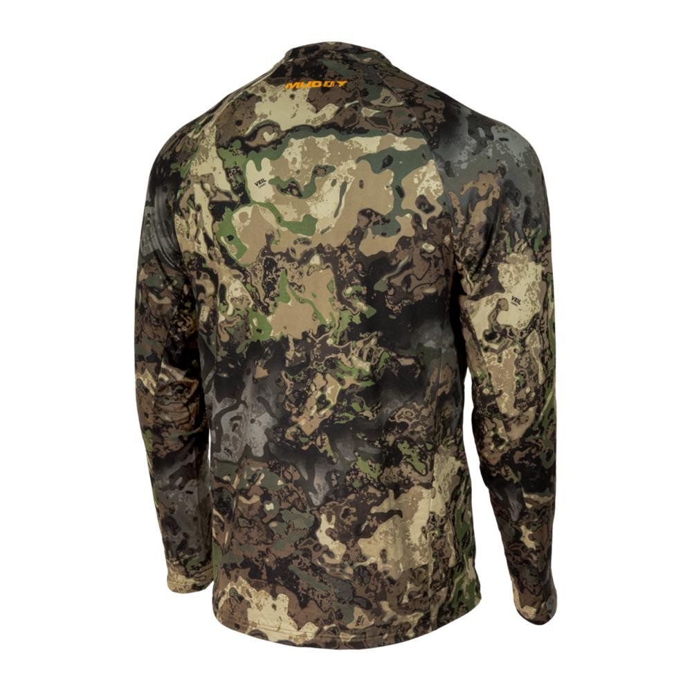 Muddy Base Layer Crew Long Sleeve Shirt Veil Canyon Hybrid M - GSM Outdoors