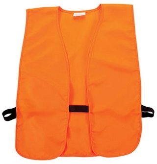 Allen 15752 Safety Adult Orange Polyester Hook and Loop Ties Closure Adjustment - Allen Company - SAFETY
