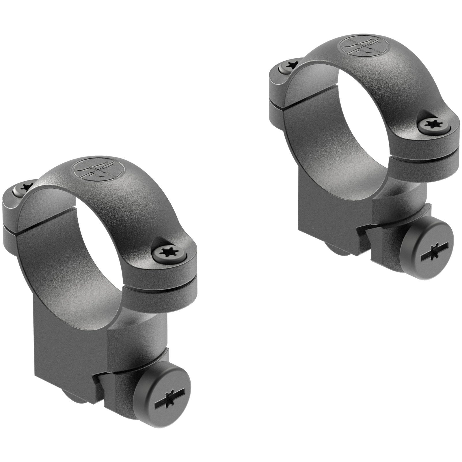 Leupold Ruger M77 1" Med Steel Scope Ring Matte Black