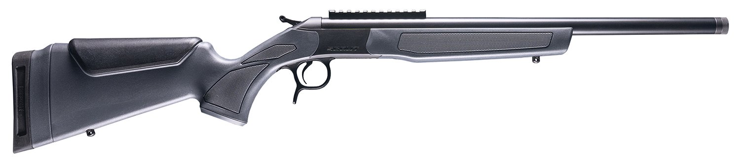 CVA CR4434 Scout 223 Rem 20" Blued/Grey Synthetic with Rail & Brake - CVA - 223 Rem