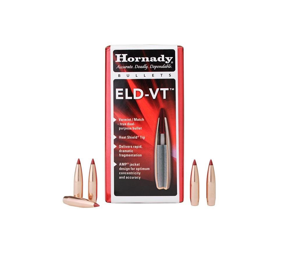Hornady ELD-VT Rifle Bullets 22 CAL .224 69 gr (1-8) 100/ct