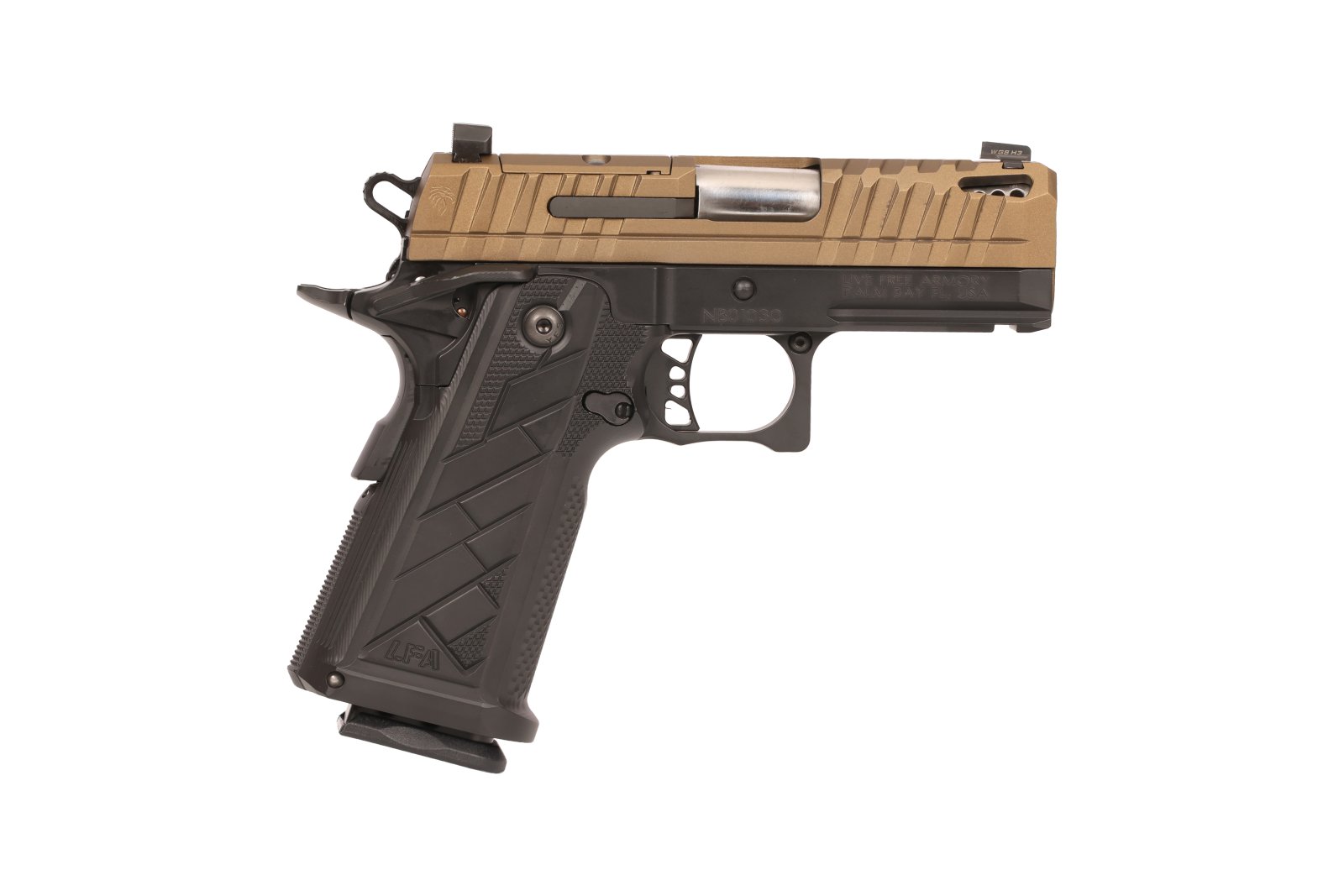 Century Arms HG8645B-N LFA Apollo 11 V2 9mm 3.35" Bronze Cerakote Semi-Auto Pistol