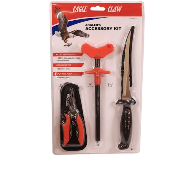 EC ULT FISHING KIT-FILLET KNIFE/PLIERS/HOOK REMOVER