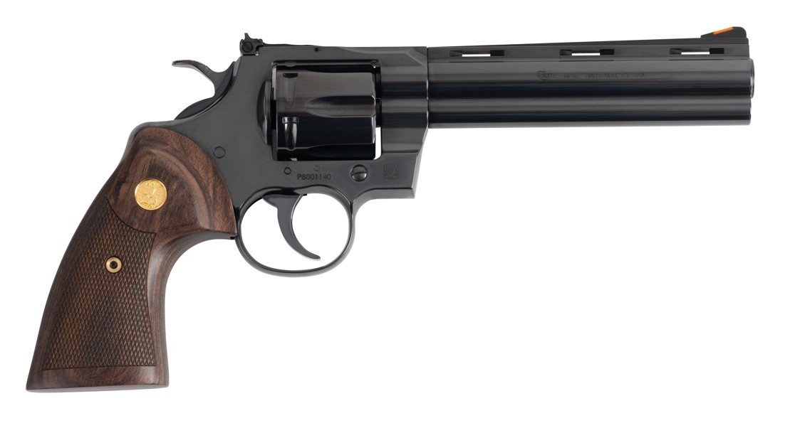 Colt Mfg PYTHONBP6WTS Python Target 357 Mag/38 Special 6 Shot 6" Matte