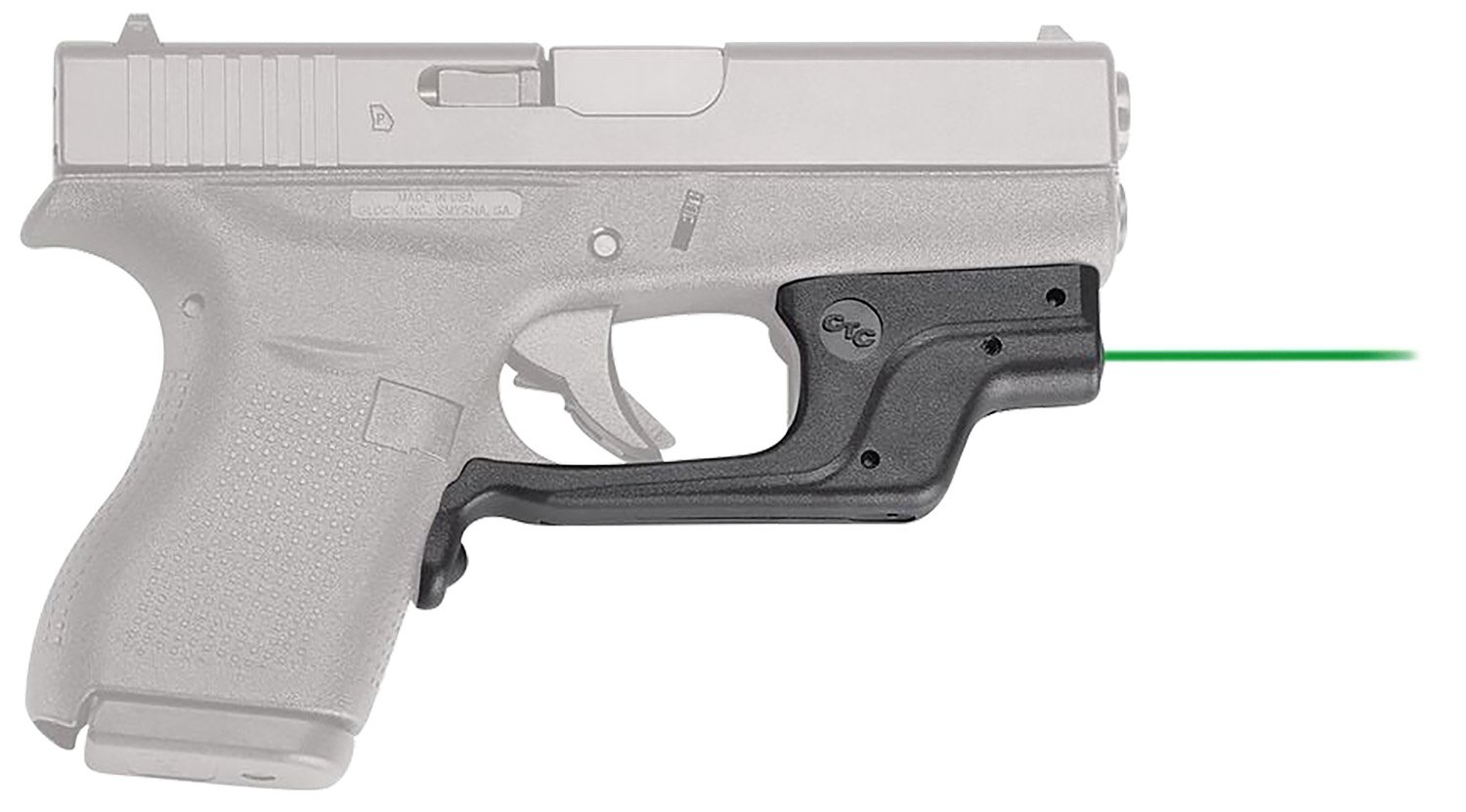 Buy Crimson Trace LG-443G Laserguard Green Laser for Glock 42/43 online