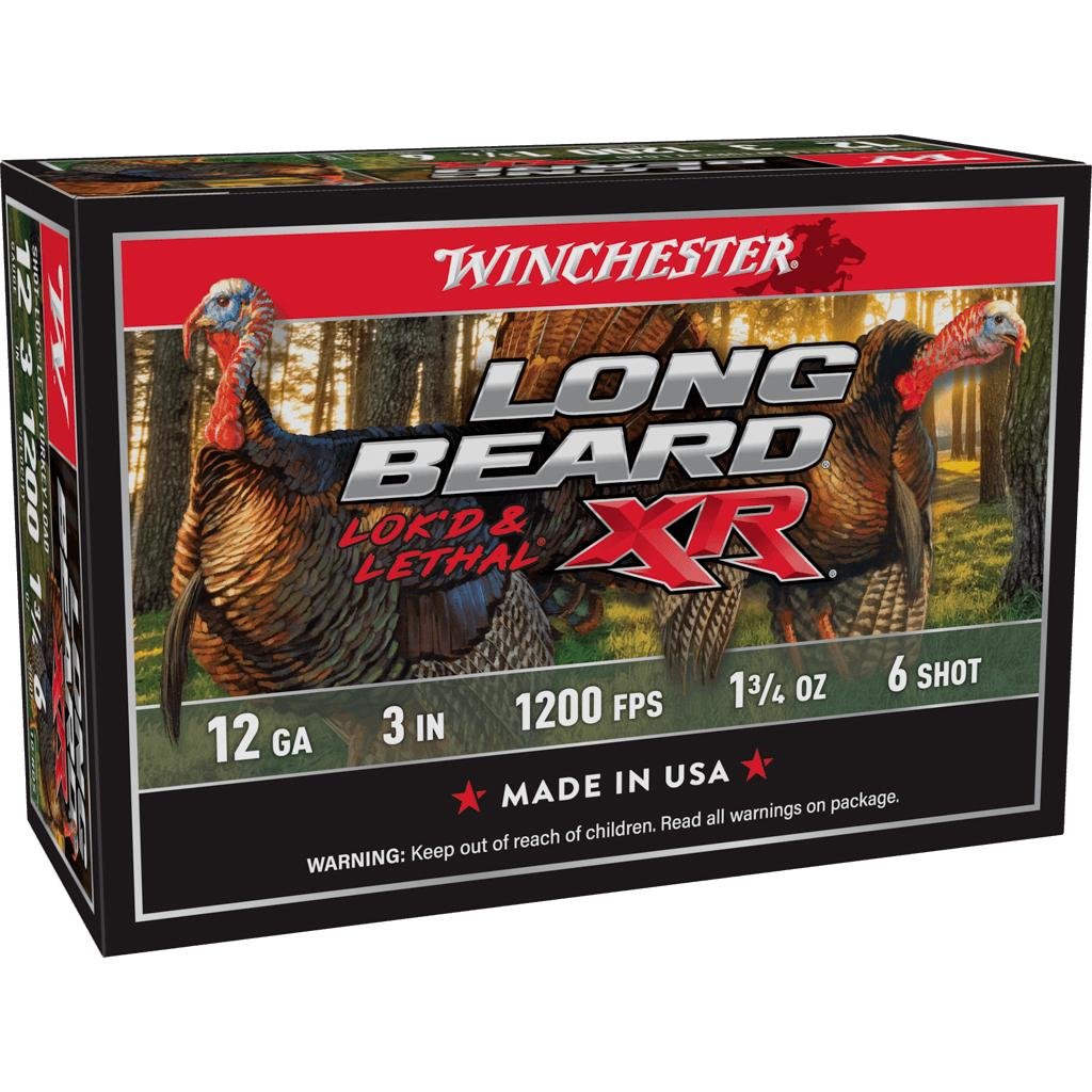 Winchester Long Beard XR 12 Gauge 3 in 1 3/4 oz 6 Shot 1200 fps 10 Rounds - Winchester - LEAD