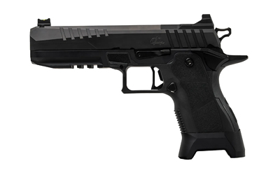 Oa Defense 2311 Full Size 9mm Luger 17+1 5" Stainless Barrel, Black Steel Optic Ready/Serrated Slide, Black Aluminum Frame w/Picatinny Rail, Black Polymer Grip, Ambidextrous