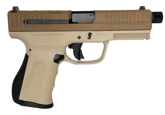 FMK Firearms FMKG39DSBSTR 9mm Luger G3 Cmpt 9mm 4.5" TB RDot Dsrt Tan 14/17-rd