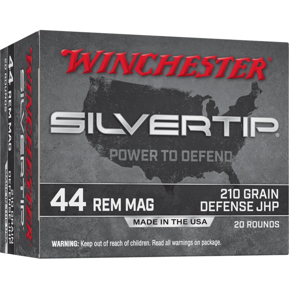 Winchester Silvertip 44 Remington Magnum Jacketed Hollow Point 210 Grain... - Winchester - JACKETED HOLLOW POINT