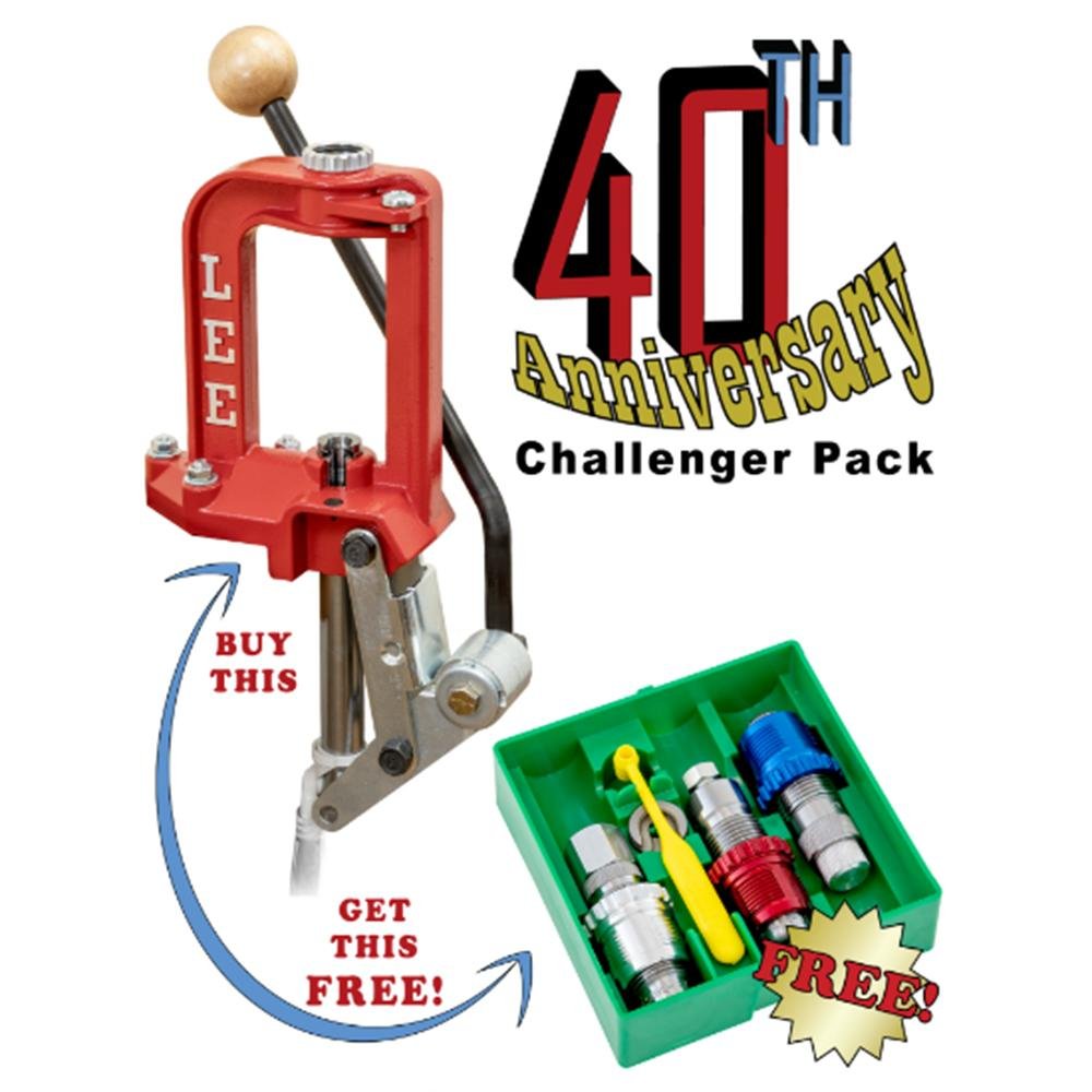 Lee Precision 92139 Challenger 40th Anniversary Press with 3-Die Set - Lee Precision