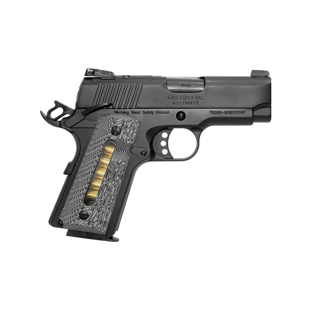 Girsan MC1911 SC Ultimate 9mm Luger 3.4" Black Finish G10 Grip - EAA - 9MM