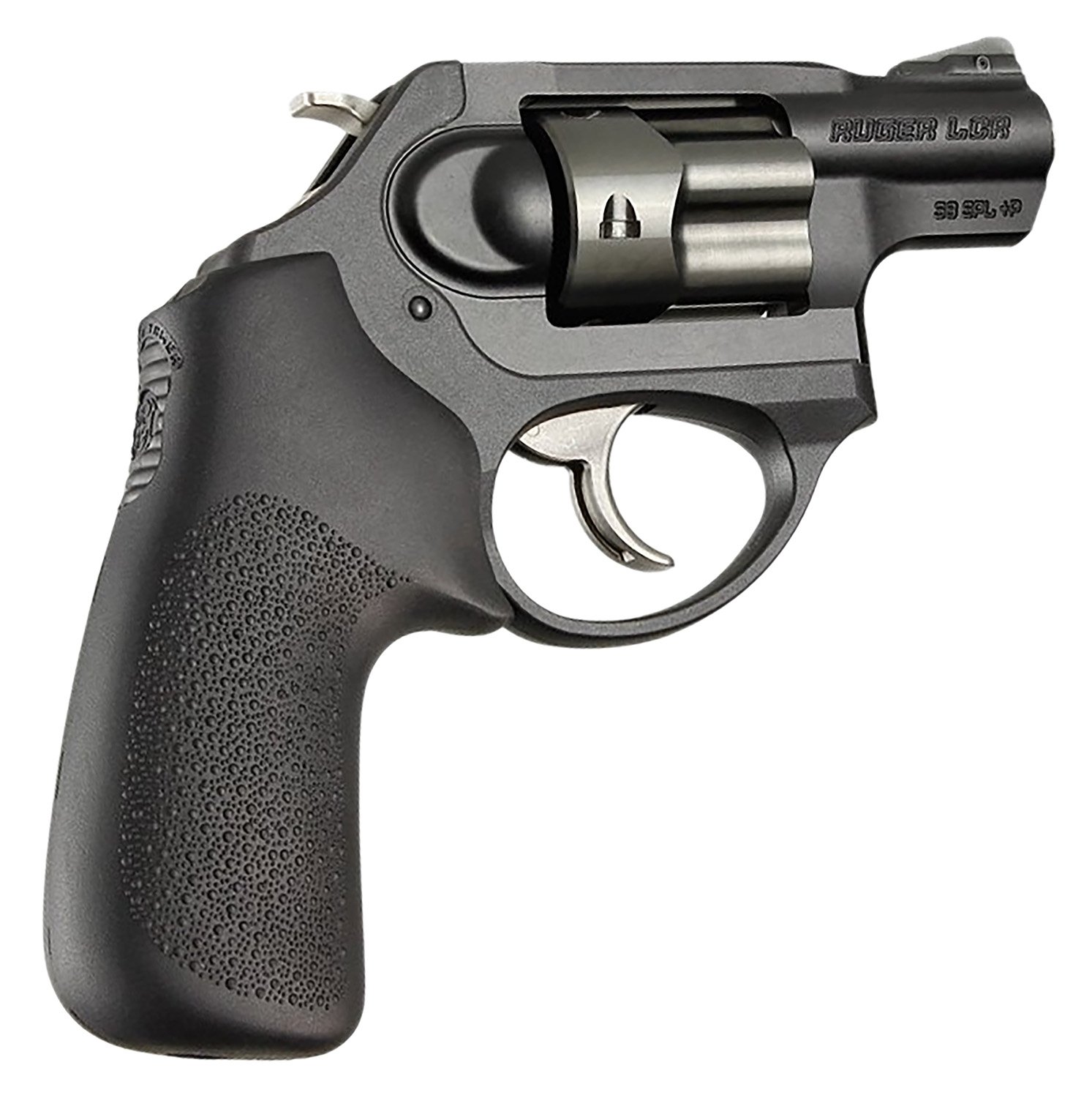 Hogue 78030 Tamer Black Rubber Grip for Ruger LCR/LCRx, No Finger Grooves