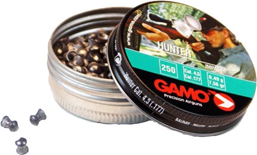 Gamo Hunter Round Nose Pellet .177 Tins OF 250 Blister 6320824BL54 - Gamo - 177PEL