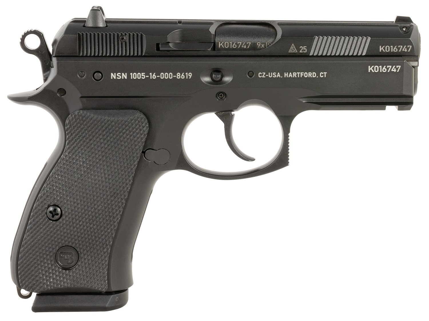 CZ P-01 50th Anniversary 9mm Luger 3.75" 15+1 Polycoat Aluminum Frame Ru...