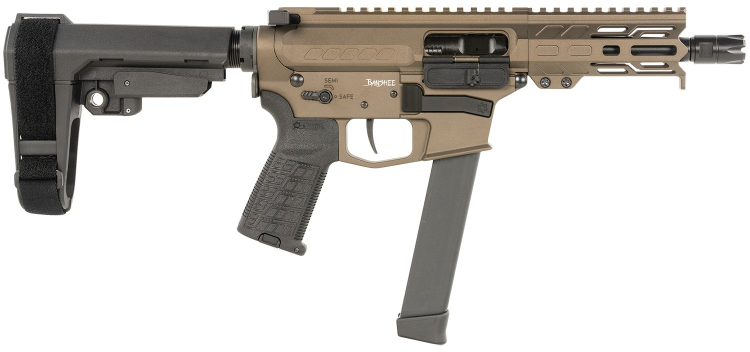 CMMG 99A290F-MB Banshee MKGS 9mm 5" 33+1 M-LOK Pistol Black - CMMG - 9mm Luger (9x19 Parabellum)