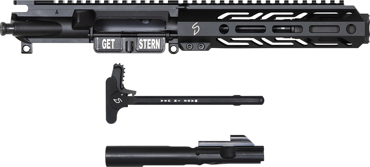 Stern Defense 015SD8INCHMOD5MLOK6INC 45ACP 6" Black Melonite Barrel Aluminum Anodized Receiver - STERN - 45 ACP