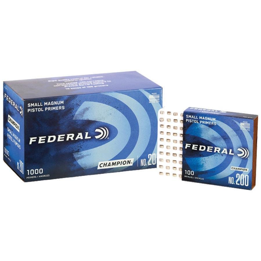 Federal 200 Champion Small Pistol Mag Multi-Caliber Handgun - High Velocity & Magnum Pistol/Revolver Ammo