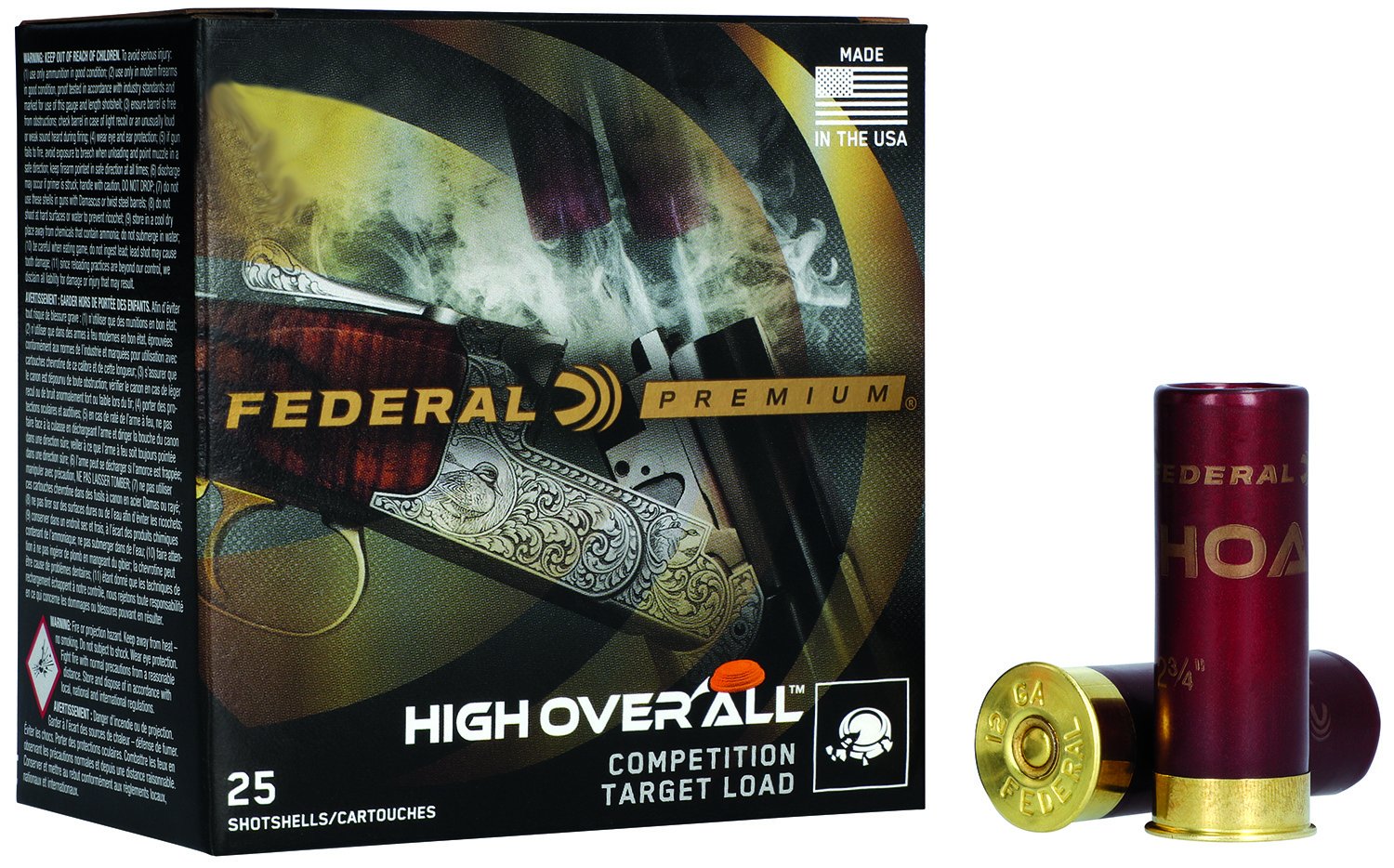 Federal HOA2075 Premium High Over All 20Gauge 2.75" 7/8oz 7.5Shot 25... - Federal Premium Ammunition - 20 GAUGE