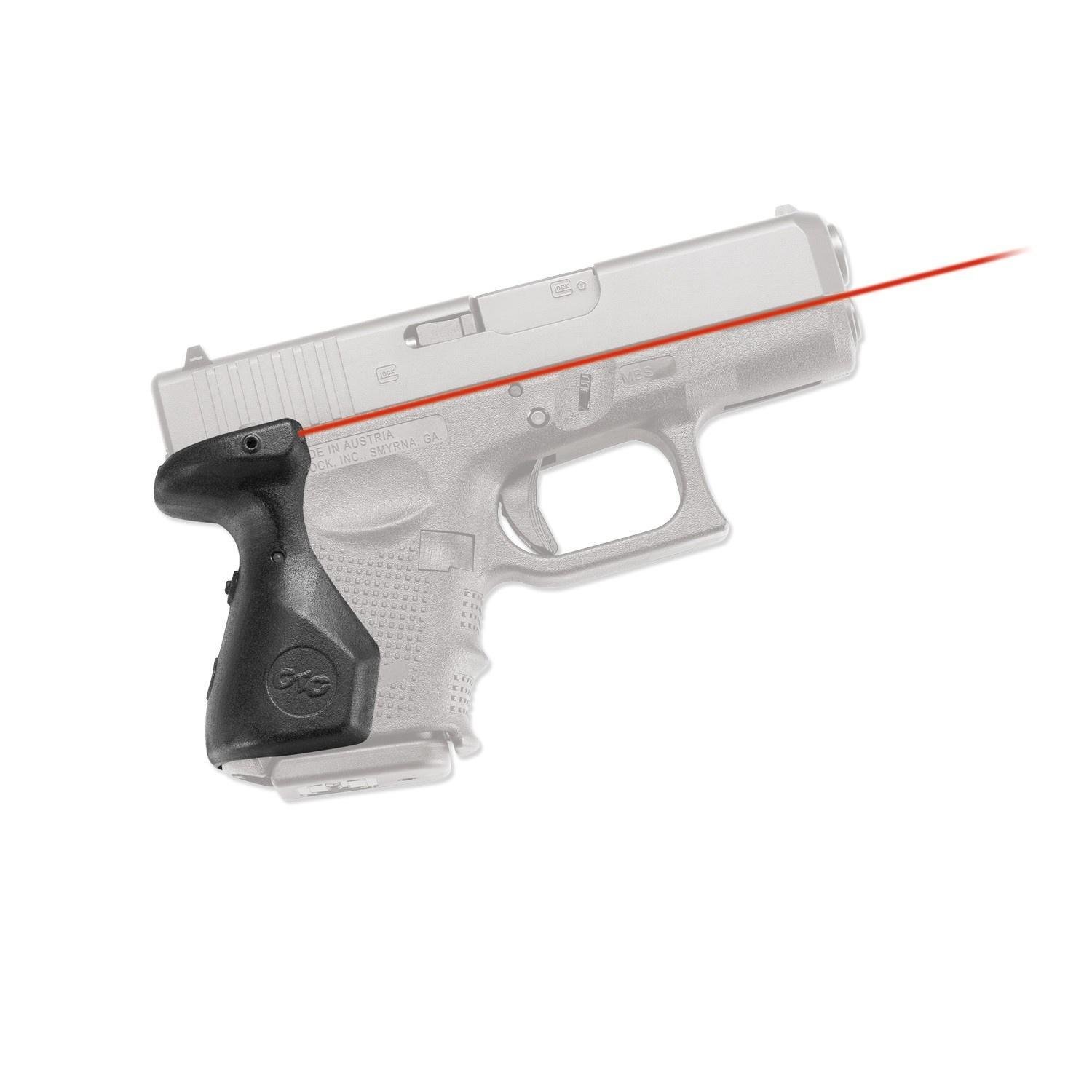 Crimson Trace LG-852 Lasergrip for Glock Gen 4 26 27 33 Red Polymer - Crimson Trace - 0.50" AT 50 FT