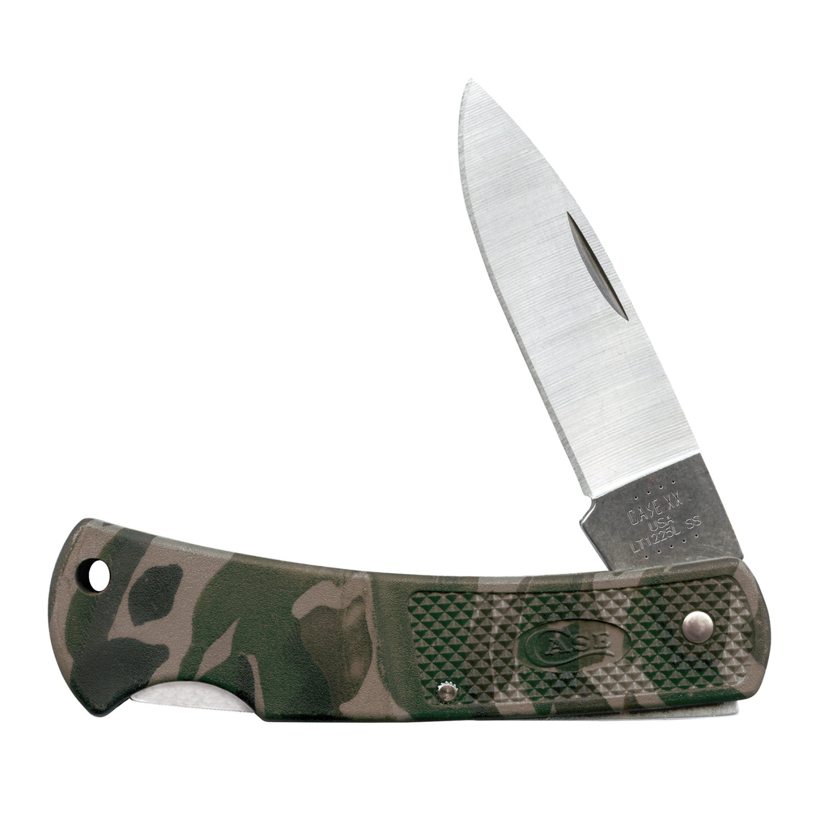Case 00662 LT1225L Stainless Steel Caliber Camo Lockback Knife