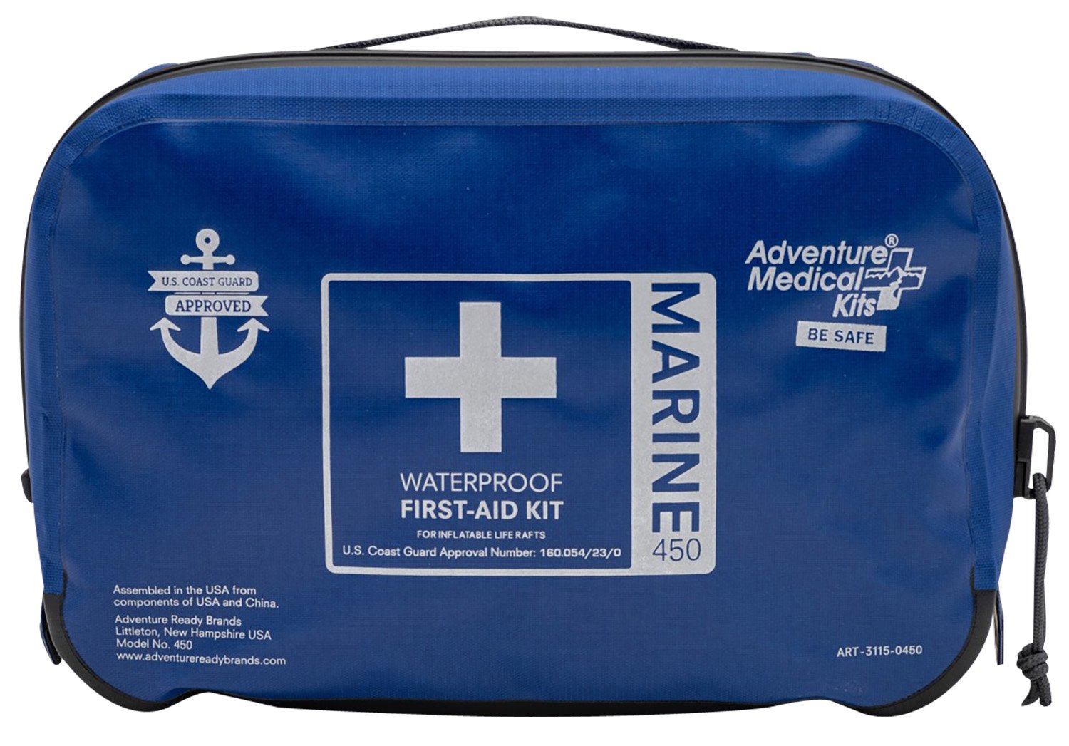Adventure Medical 01150450 Marine 450 First Aid Kit Dust/Waterproof Blue - AMK