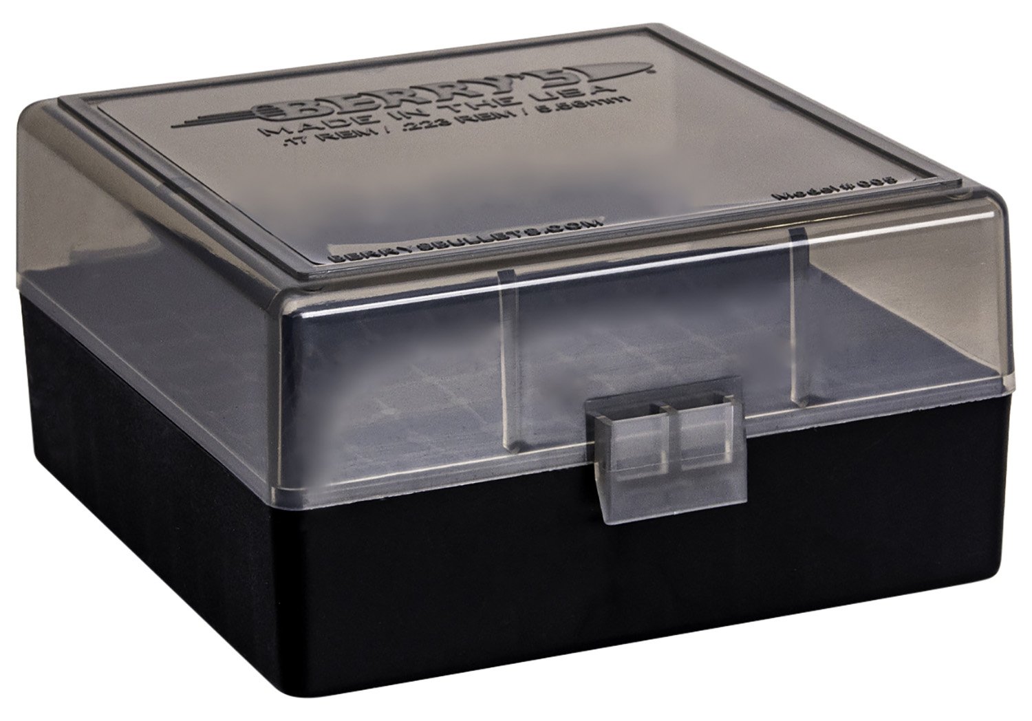 Berry's Ammo Box #005 - .223 Rem/5.56mm 100/rd Smoke/Black - Berry's Mfg - AMMO BOX