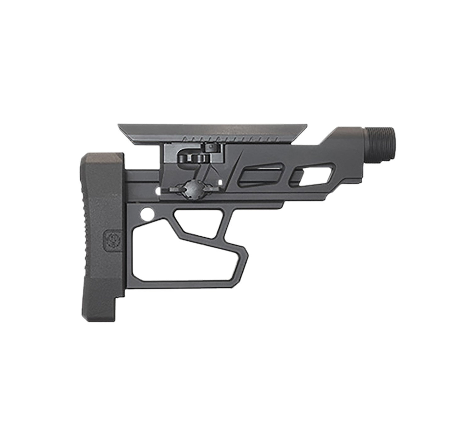 Ruger 90773 Precision Rifle Buttstock Assembly Black Steel/Aluminum/Nylon