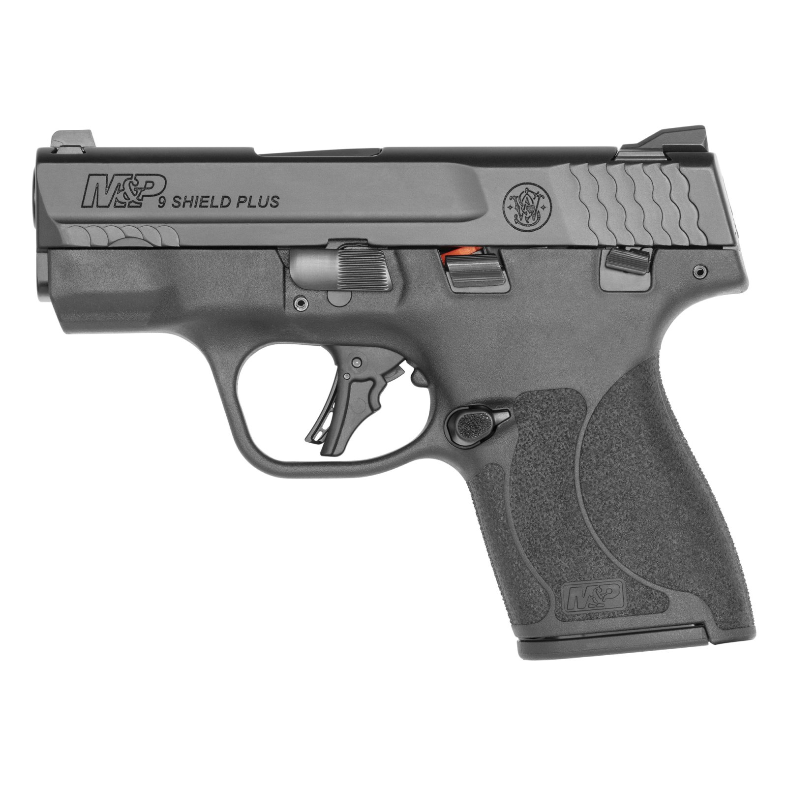 Shield Plus Micro-Compact 9MM: 3.1" Barrel, 10-Round, Polymer Grip, Black - Smith & Wesson - 9mm