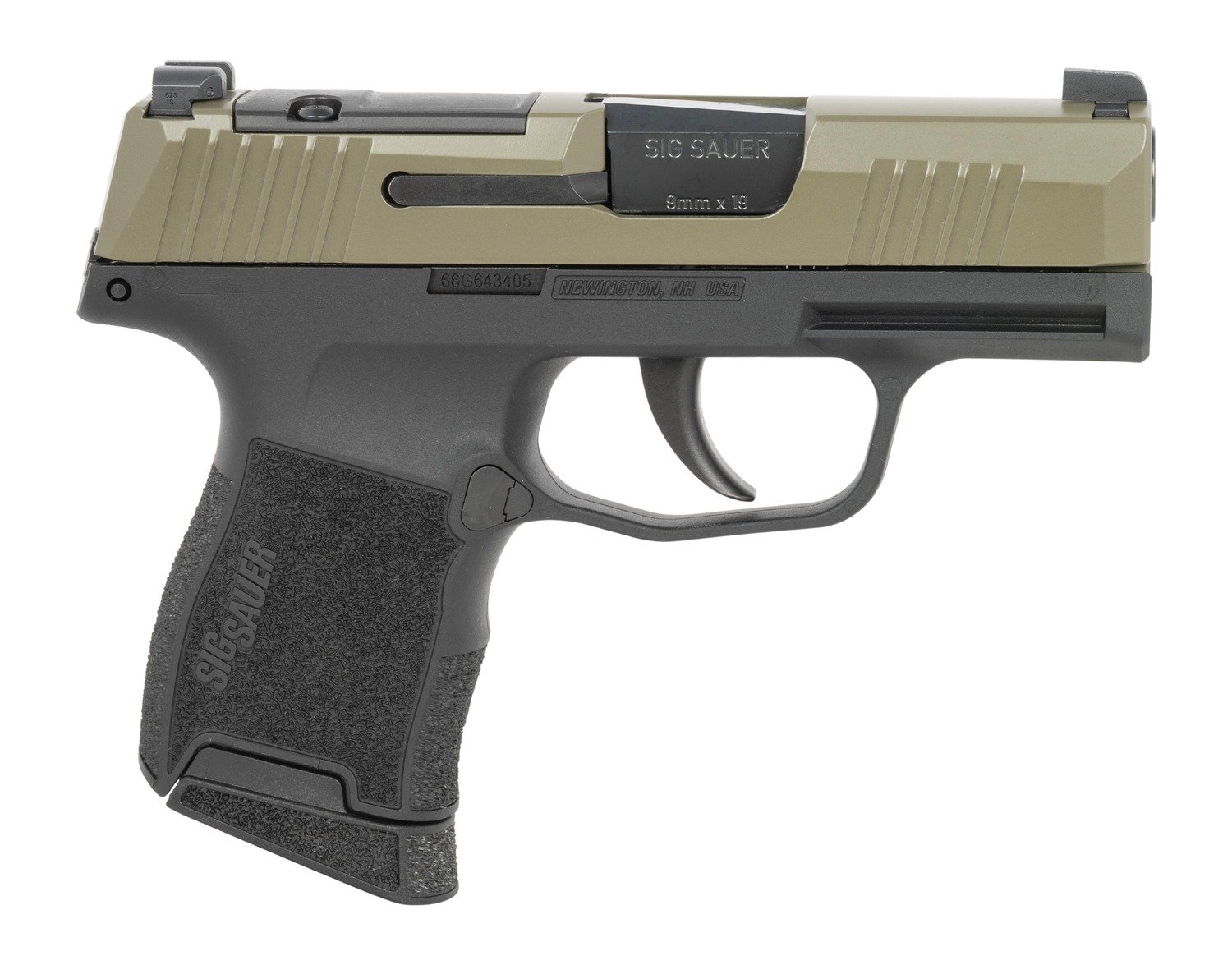 Sig 3659GXR3P P365 9MM 3.1 OR 10R MSGRN - Sig Sauer