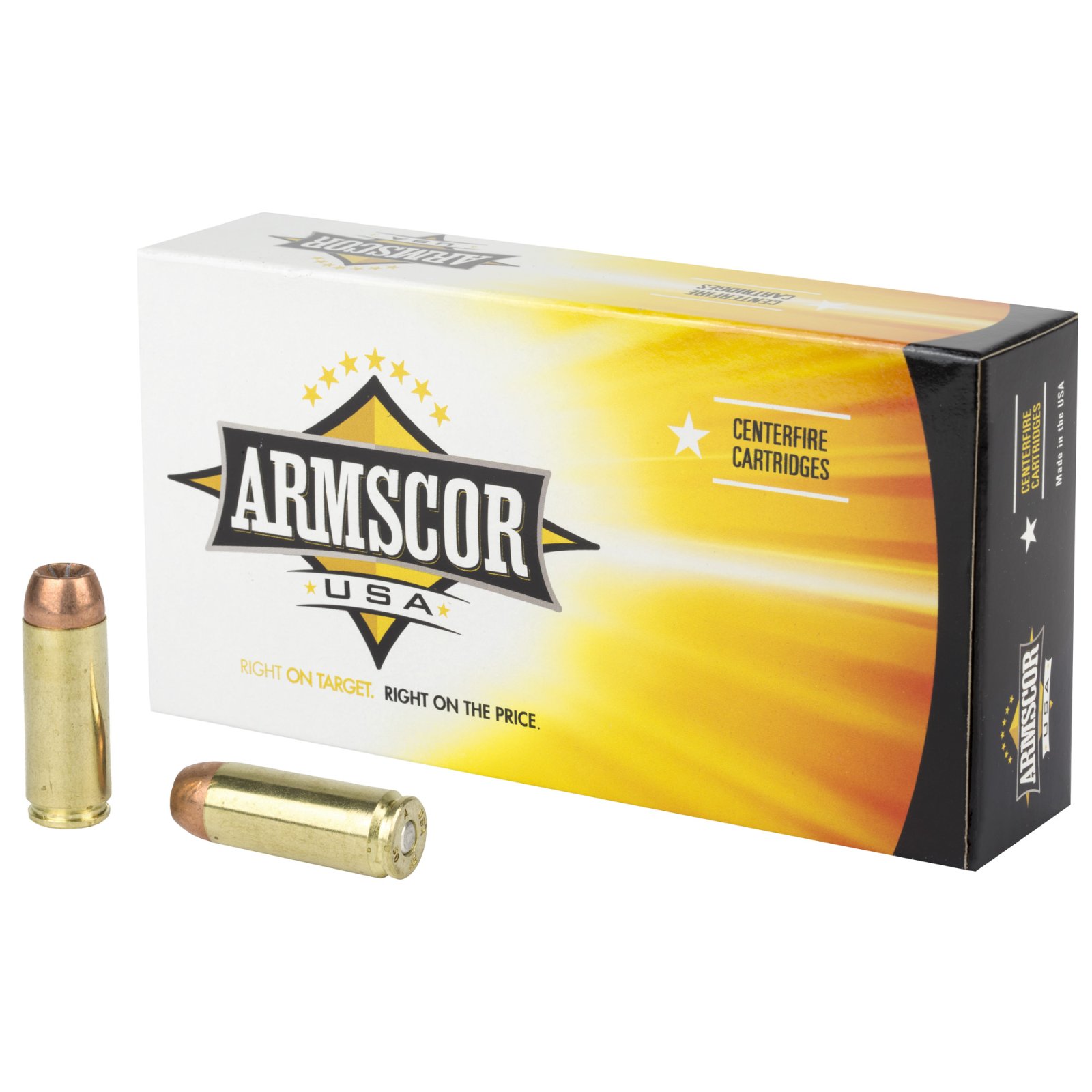 Armscor Precision .50 AE 300gr JHP Brass Cased Pistol Ammo 20rd Box