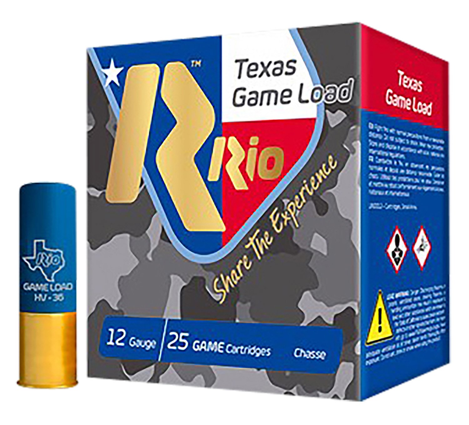 Rio Ammunition TGHV368TX Texas Game Load High Velocity 12 Gauge 2.75"...