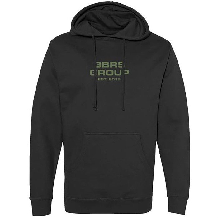 GBRS Group PO-BLKGRN-INS25-2XL Instructor Hoodie 2XL Black