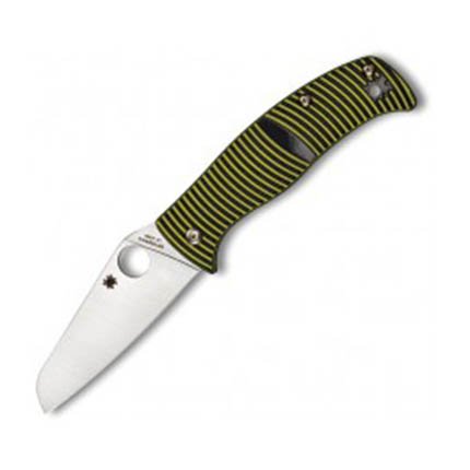 Spyderco C217GPSF Caribbean Sheepfoot Folding Knife