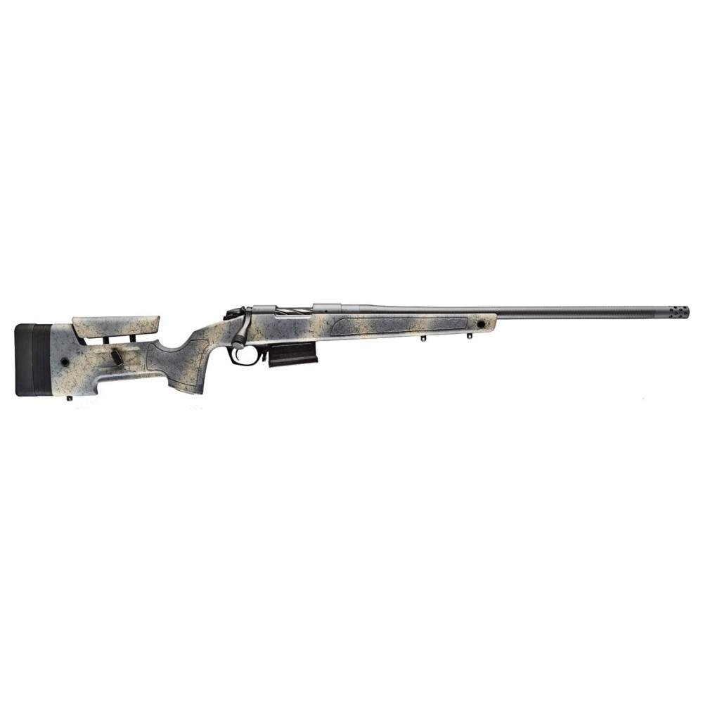 Bergara B14LM3613CF HMR Carbon Wilderness 7MM PRC 22" Gray Cerakote Rifle - Carbon Fiber Barrel, Sniper Grey Finish - Bergara - 7MM PRC